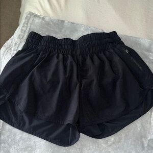 Women's Black Athletic Lululemon Shorts